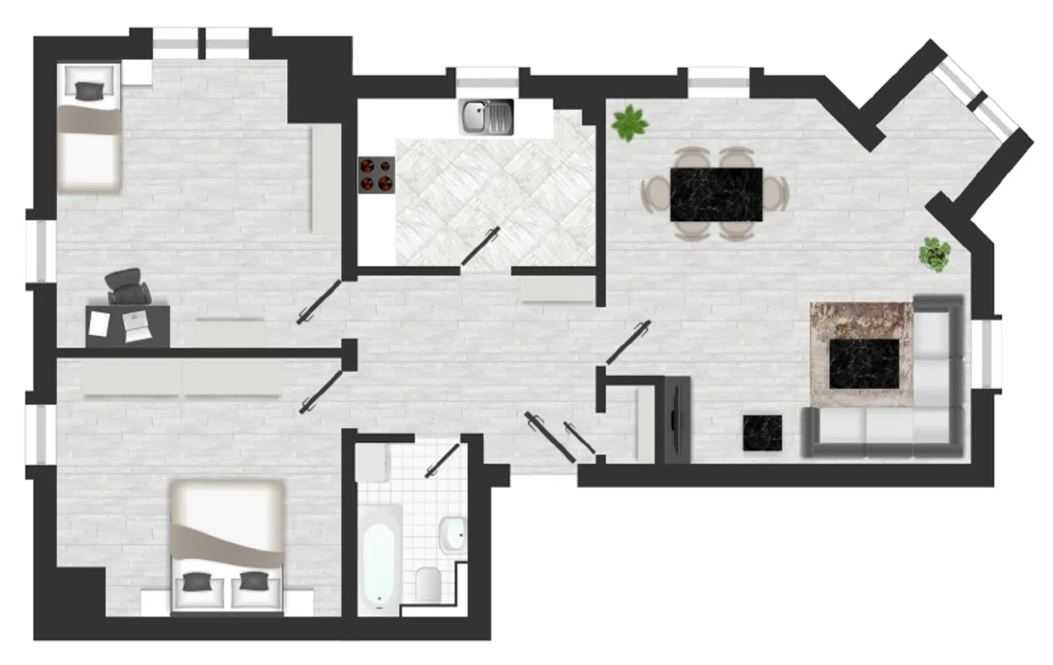 3 Zimmer Wohnung mit 80 m² in Pirna – Bild 5