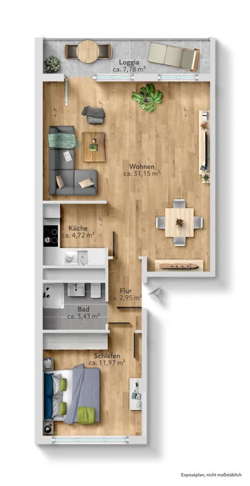 2 Zimmer Wohnung mit 56 m² in Chemnitz – Bild 10