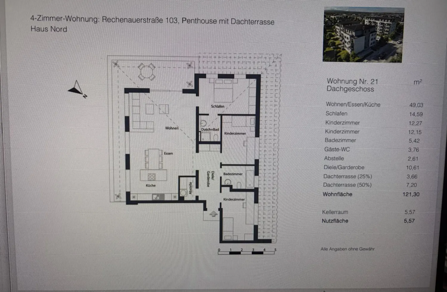 5 Zimmer Wohnung mit 121 m² in Rosenheim – Bild 3