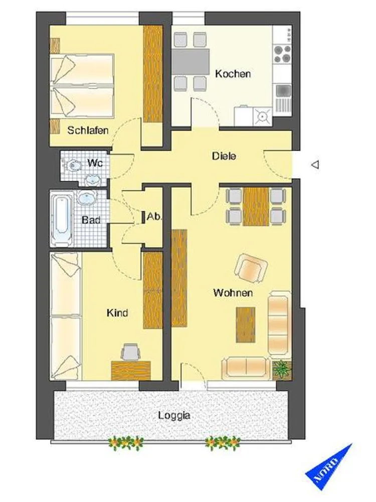 3 Zimmer Wohnung mit 81 m² in Wuppertal – Bild 3