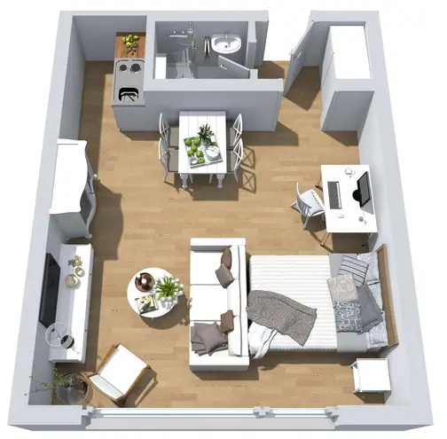 1 Zimmer Wohnung mit 33 m² in Köln – Bild 7