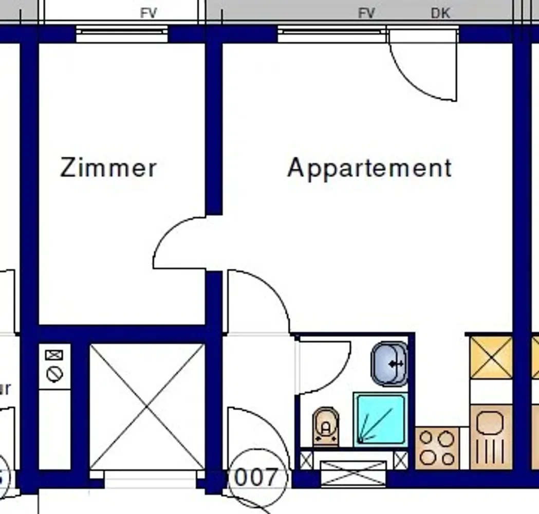 2 Zimmer Wohnung mit 33 m² in Saarbrücken – Bild 4