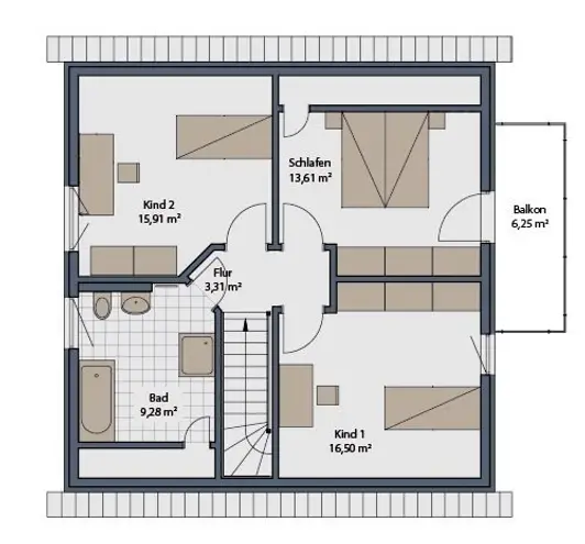 5 Zimmer Haus mit 136 m² in Wesel – Bild 6