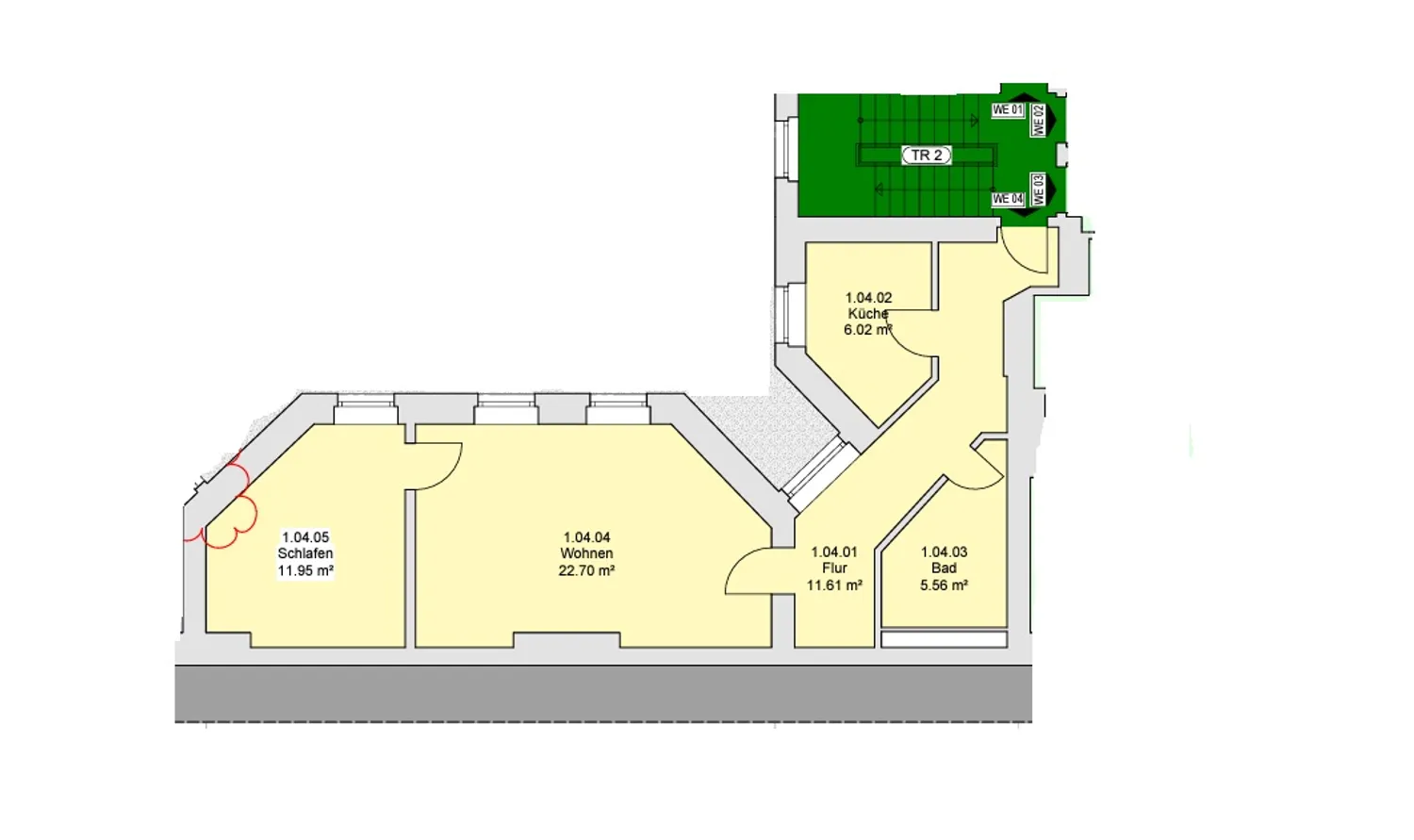 2 room apartment with 73 m² in Magdeburg – Photo 10