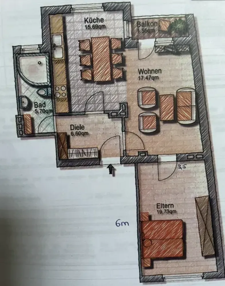 2 Zimmer Wohnung mit 64 m² in Düsseldorf – Bild 4