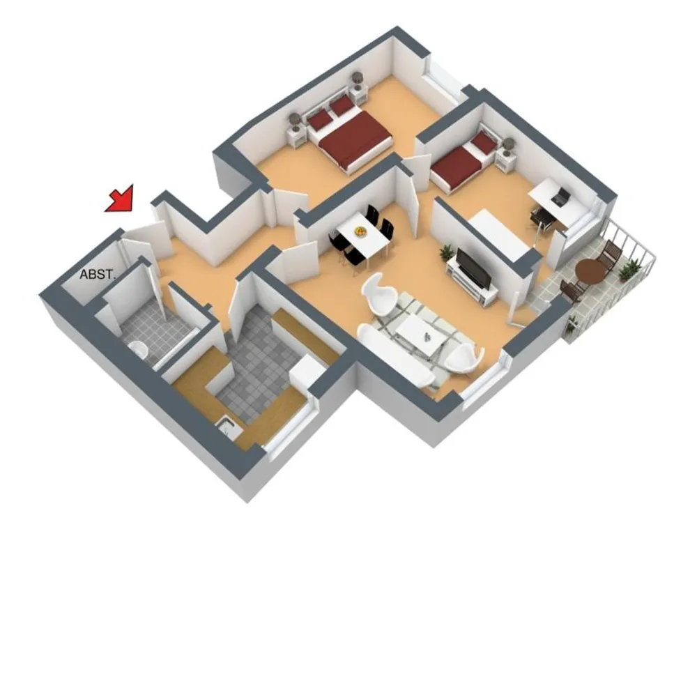 4 Zimmer Wohnung mit 89 m² in Wuppertal – Bild 2