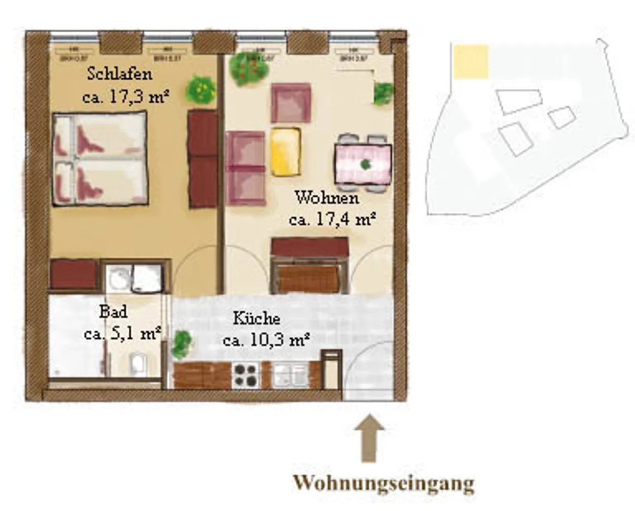 2 Zimmer Wohnung mit 47 m² in Dresden – Bild 12