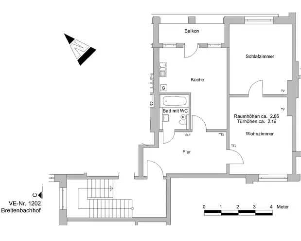 2 Zimmer Wohnung mit 64 m² in Bremen – Bild 2