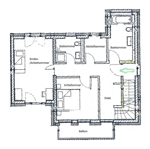 4 Zimmer Wohnung mit 110 m² in Düsseldorf – Bild 12