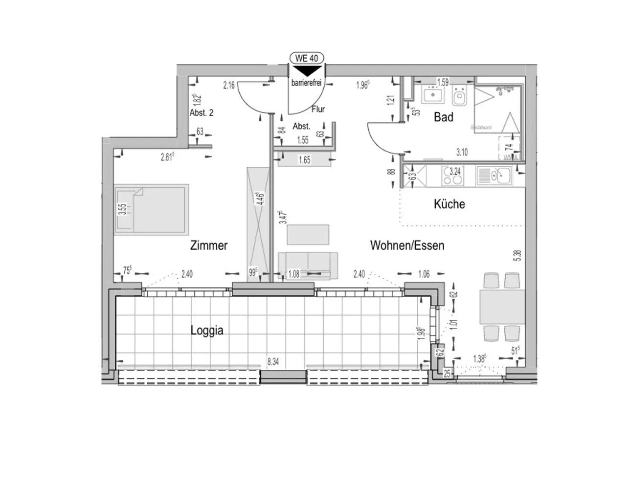 2 Zimmer Wohnung mit 67 m² in Hannover – Bild 5