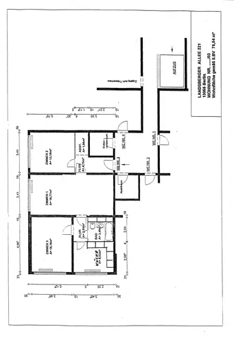 3 Zimmer Wohnung mit 76 m² in Berlin – Bild 4