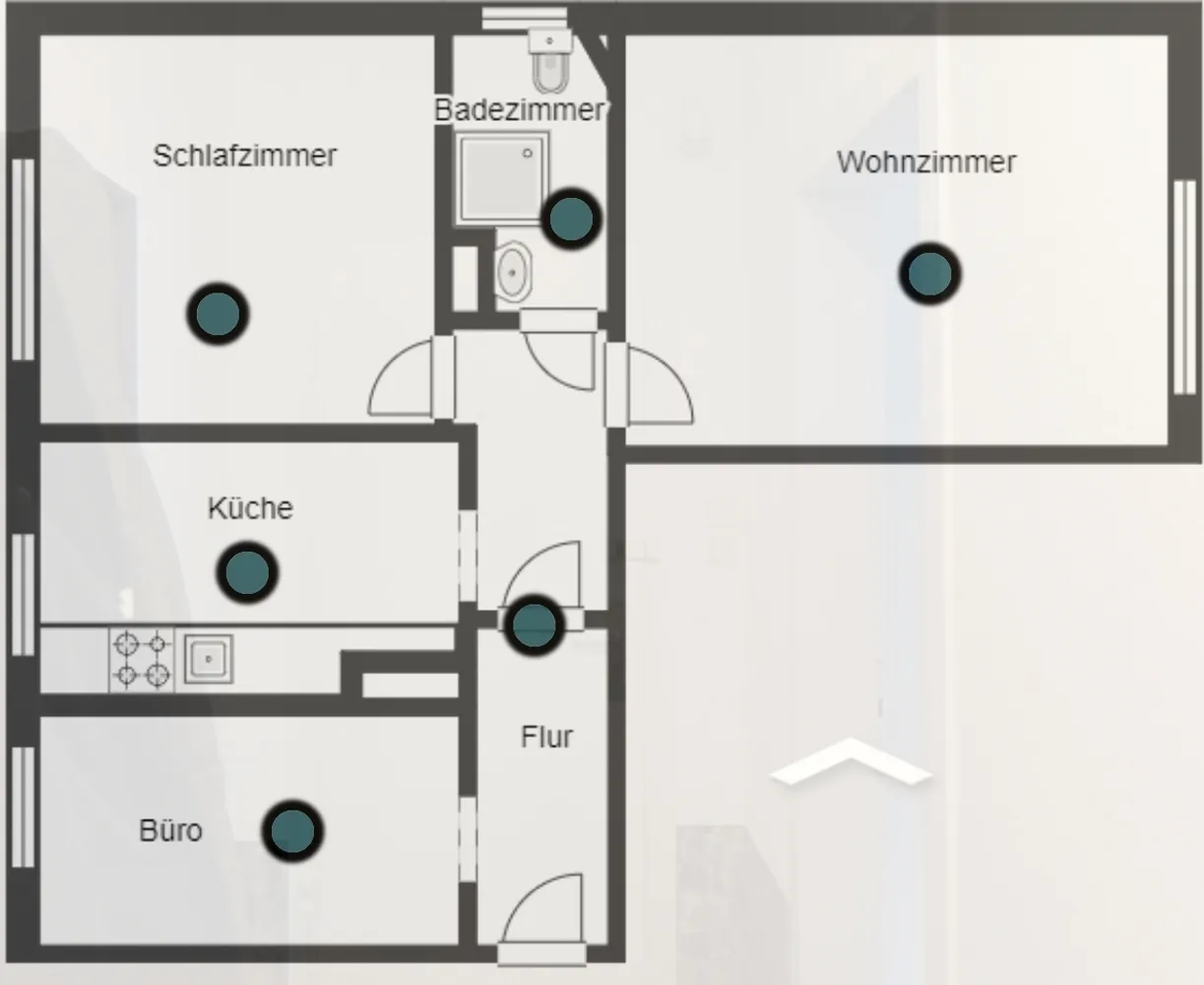3 Zimmer Wohnung mit 61 m² in Mülheim an der Ruhr – Bild 2