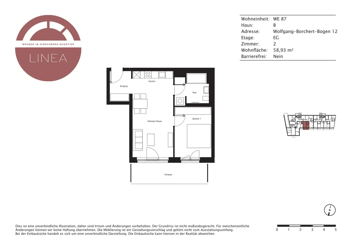2 Zimmer Wohnung mit 58 m² in Weimar – Bild 7