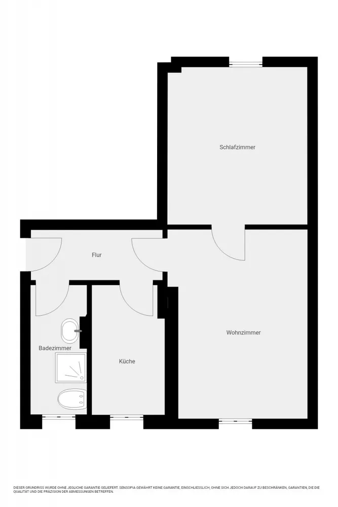2 Zimmer Wohnung mit 42 m² in Halle (Saale) – Bild 2