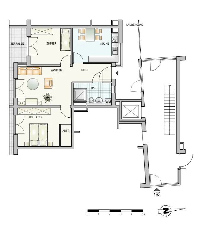 3 room apartment with 76 m² in Ulm – Photo 4