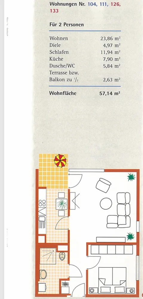 2 Zimmer Wohnung mit 57 m² in Stuttgart – Bild 5
