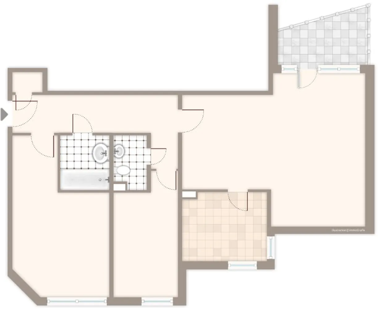 3 Zimmer Wohnung mit 89 m² in Mönchengladbach – Bild 4