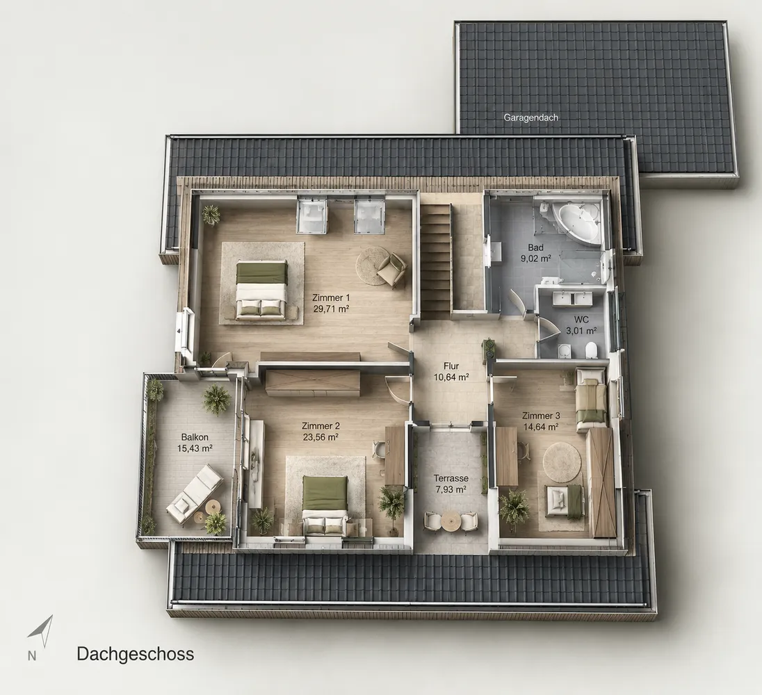 9 Zimmer Haus mit 428 m² in Cham – Bild 2