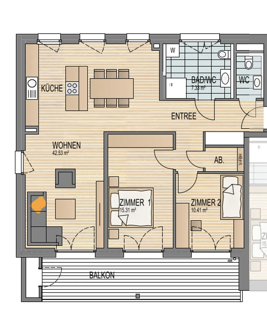 3 Zimmer Wohnung mit 98 m² in Meerbusch – Bild 9