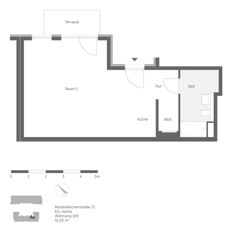 1 Zimmer Wohnung mit 52 m² in Berlin – Bild 5