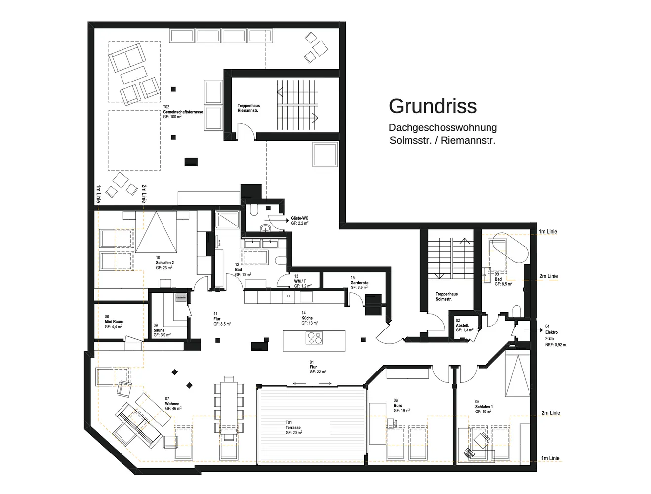 4 Zimmer Wohnung mit 163 m² in Berlin – Bild 4