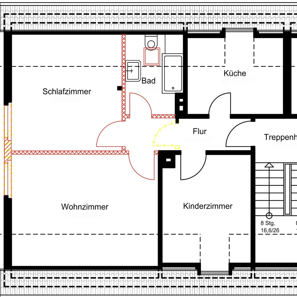 4 Zimmer Wohnung mit 53 m² in Dortmund – Bild 12