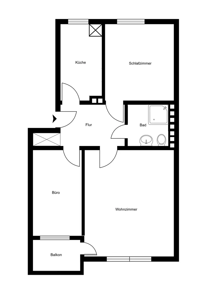 3 room apartment with 66 m² in Brunswick – Photo 3