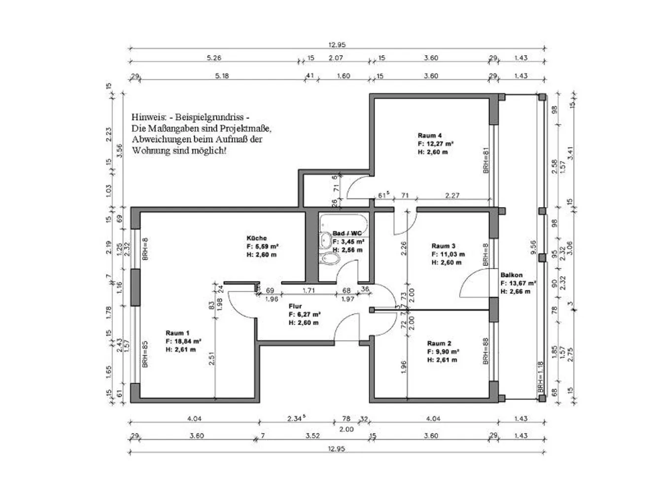 4 Zimmer Wohnung mit 77 m² in Halle (Saale) – Bild 7