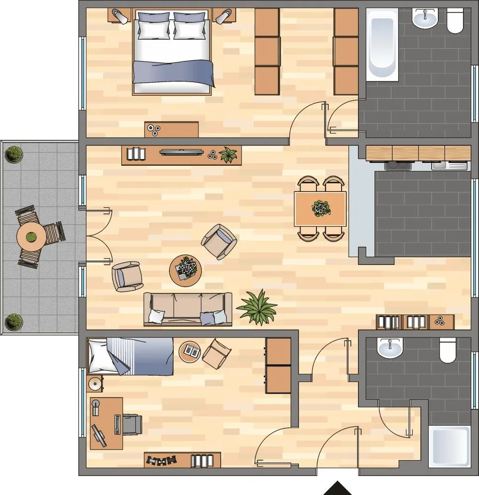 3 Zimmer Wohnung mit 75 m² in Witten – Bild 4