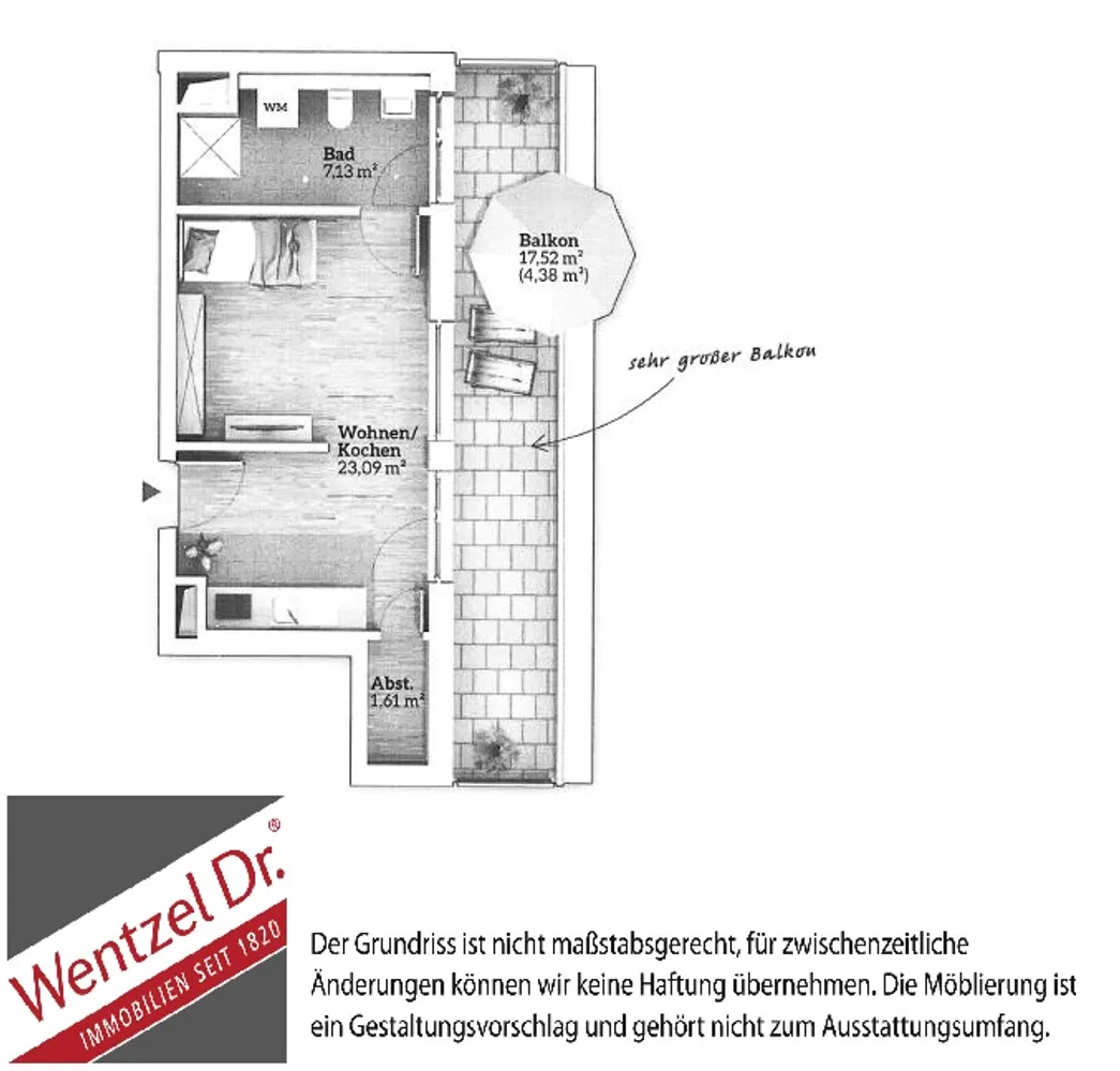 1 Zimmer Wohnung mit 36 m² in Bremen – Bild 7