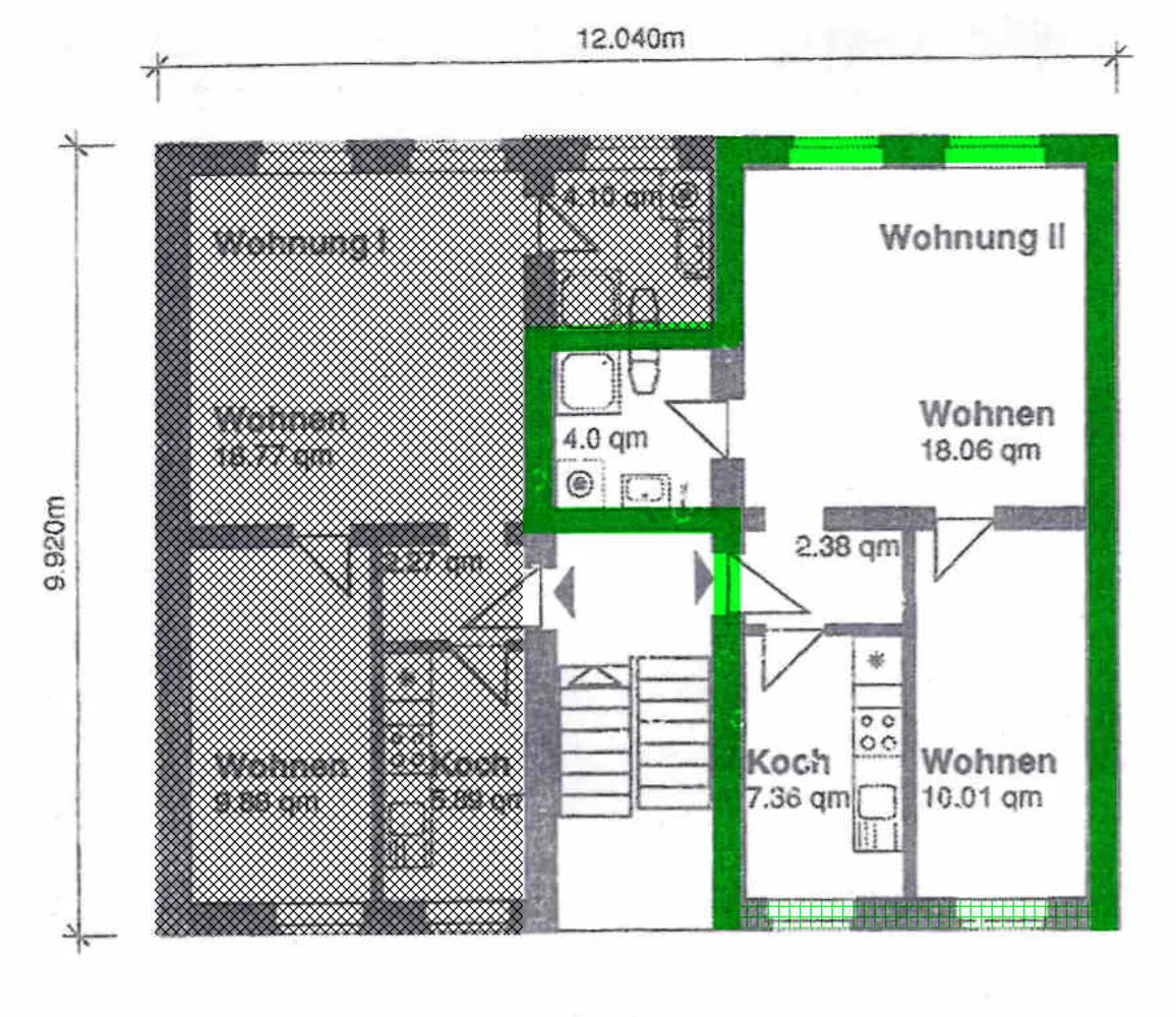 2 Zimmer Wohnung mit 40 m² in Halle (Saale) – Bild 7