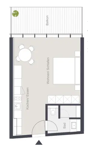 1 Zimmer Wohnung mit 40 m² in Stuttgart – Bild 8