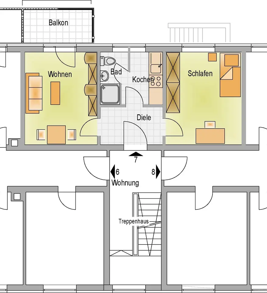 2 Zimmer Wohnung mit 30 m² in Bochum – Bild 7