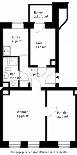 3 Zimmer Wohnung mit 53 m² in Leipzig – Bild 11