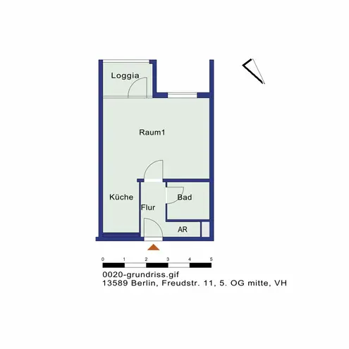 1 Zimmer Wohnung mit 32 m² in Berlin – Bild 7