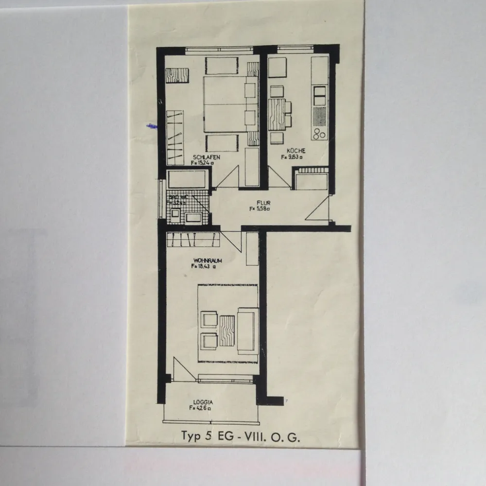 2 Zimmer Wohnung mit 57 m² in München – Bild 1
