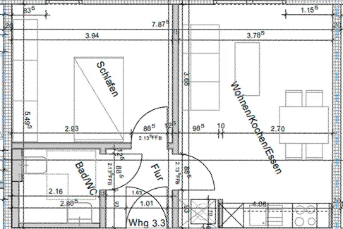 2 Zimmer Wohnung mit 41 m² in Nürnberg – Bild 5