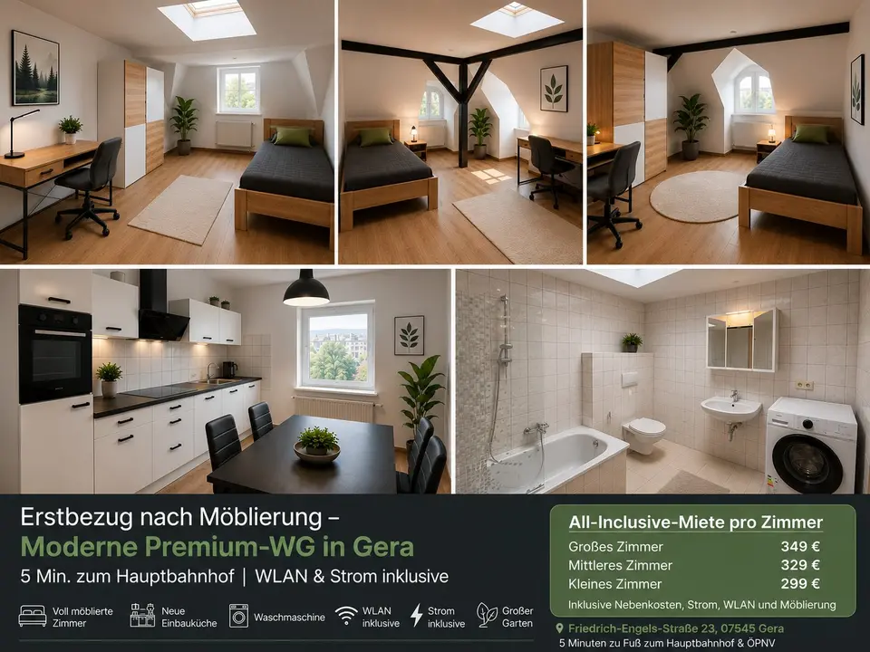 WG-Zimmer mit 80 m² in Gera – Bild 8