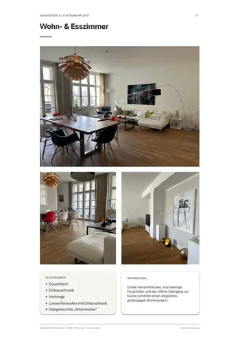 3 Zimmer Wohnung mit 127 m² in München – Bild 2