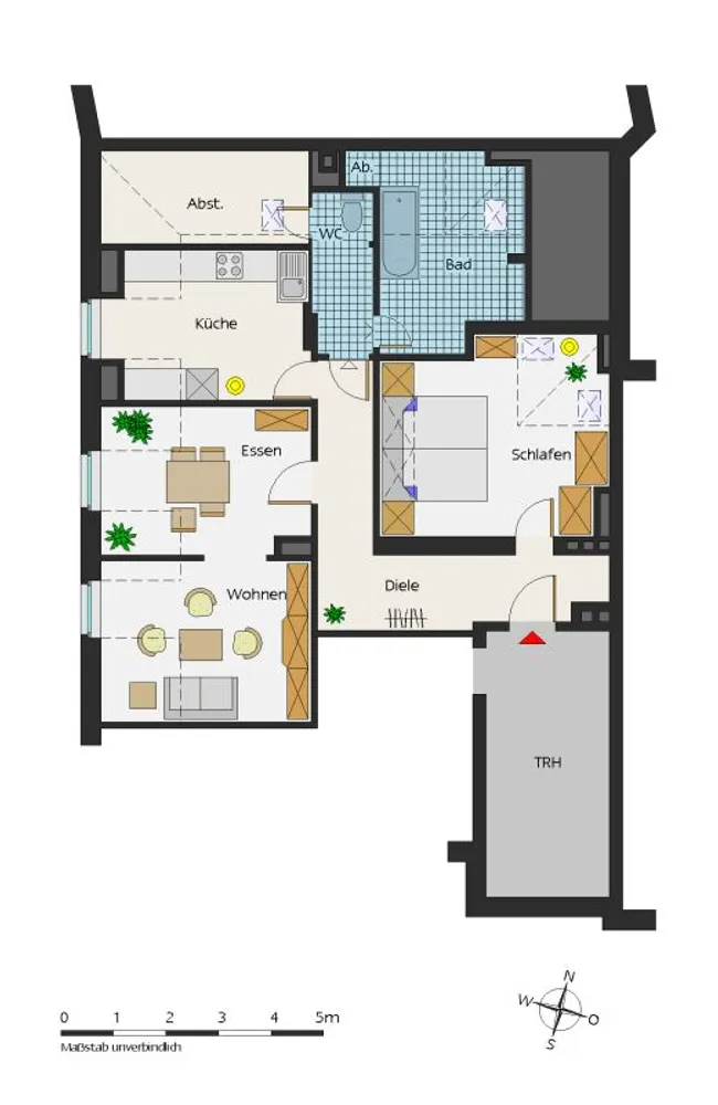 3 Zimmer Wohnung mit 60 m² in Essen – Bild 2