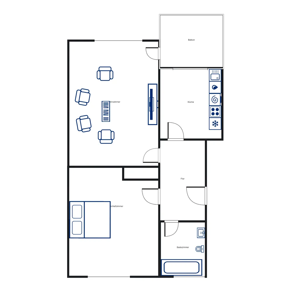 2 Zimmer Wohnung mit 55 m² in Göttingen – Bild 3
