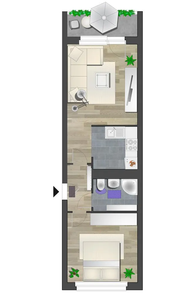 2 Zimmer Wohnung mit 40 m² in Chemnitz – Bild 5