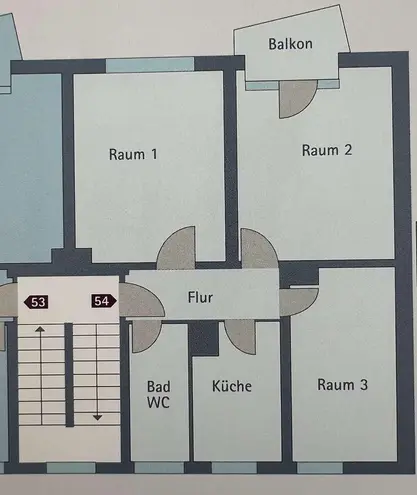 3 Zimmer Wohnung mit 63 m² in Wiesbaden – Bild 12