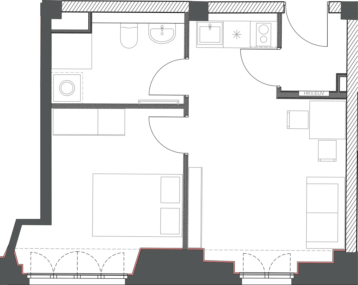 3 Zimmer Wohnung mit 35 m² in Halle (Saale) – Bild 5