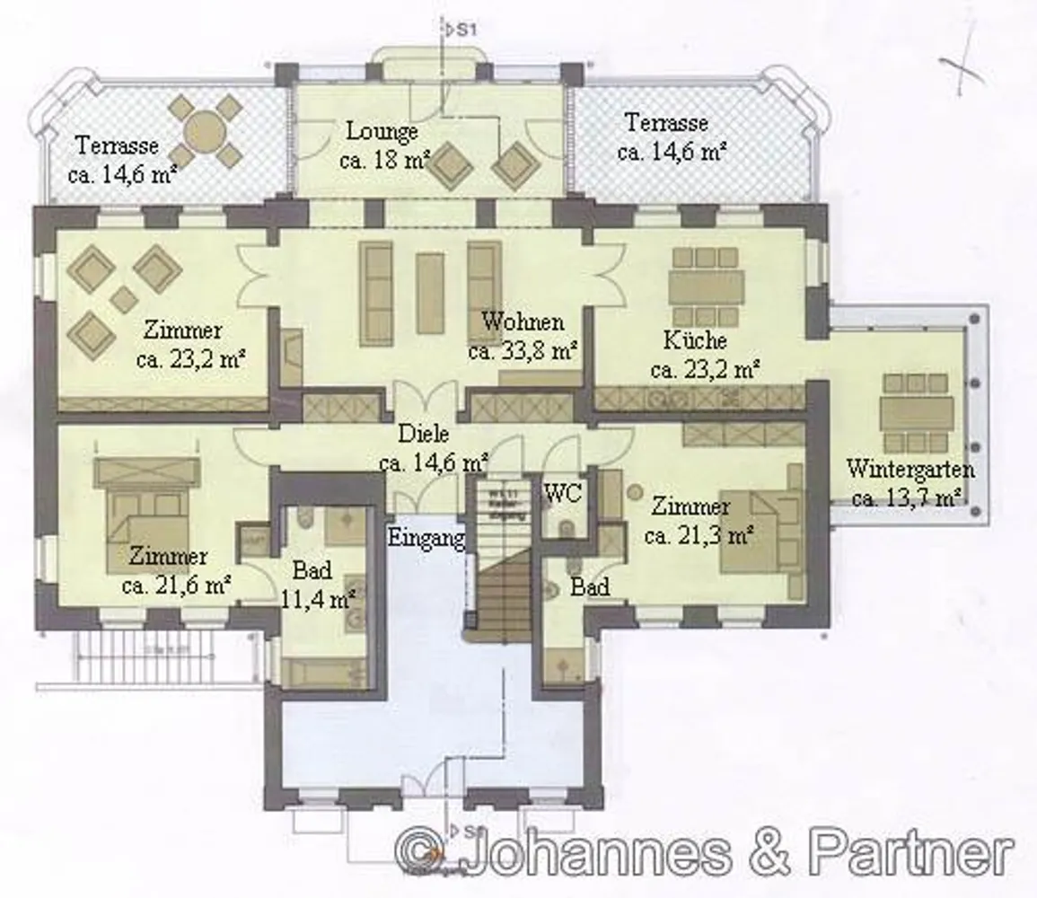 5 Zimmer Wohnung mit 202 m² in Dresden – Bild 4