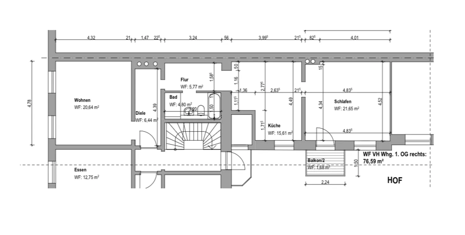 2 Zimmer Wohnung mit 77 m² in München – Bild 10