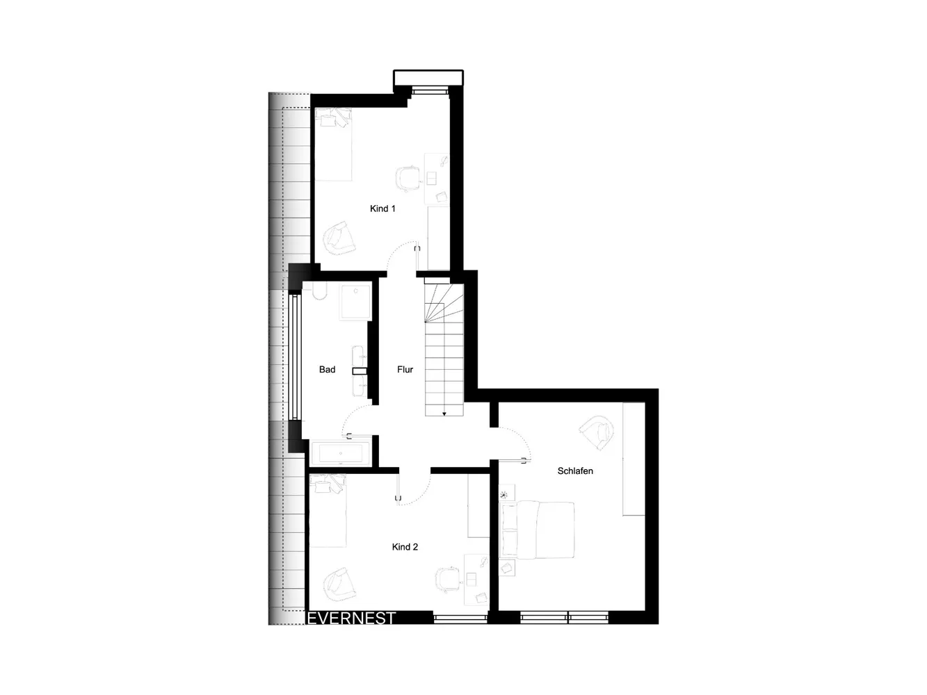 5 Zimmer Wohnung mit 158 m² in Bielefeld – Bild 2