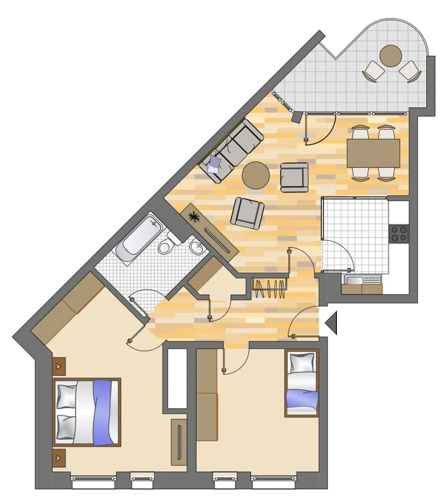 4 Zimmer Wohnung mit 77 m² in Dortmund – Bild 1