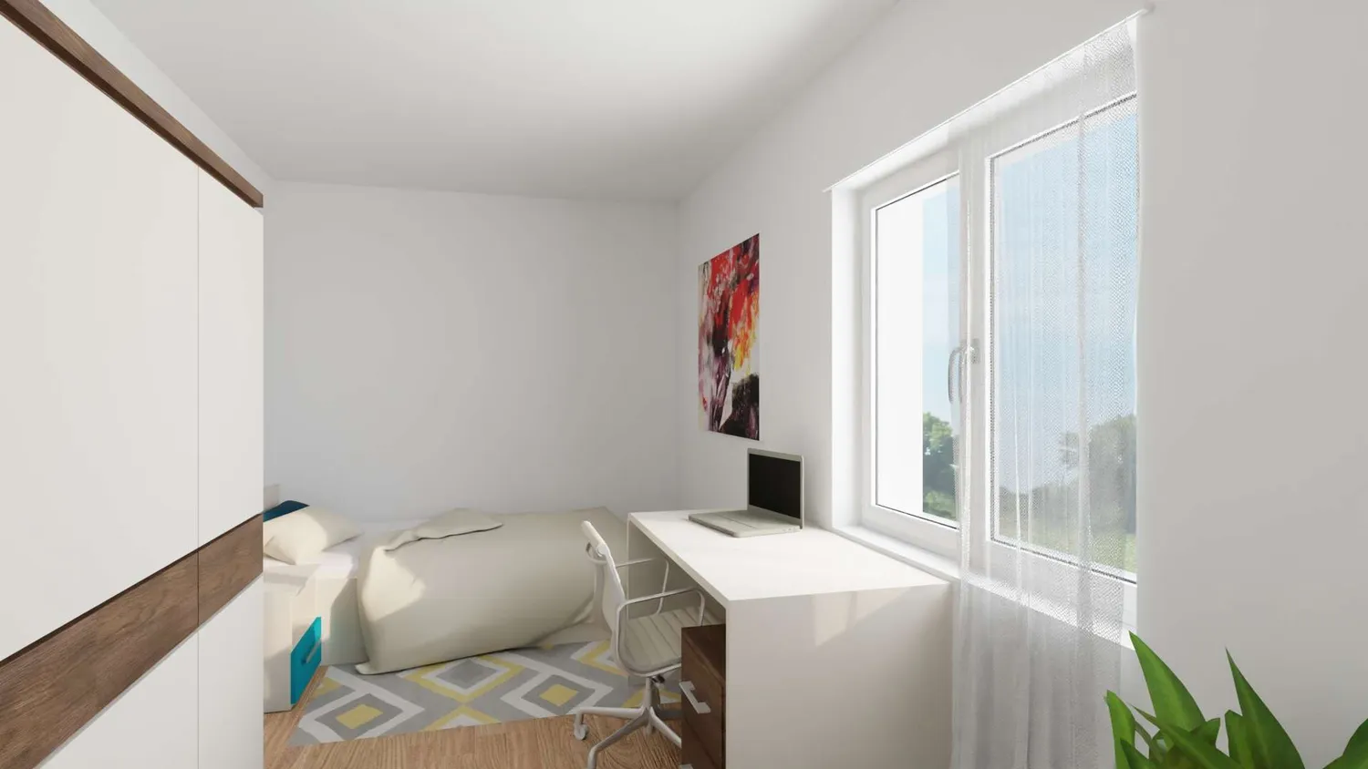 1 Zimmer Wohnung mit 10 m² in München – Bild 8