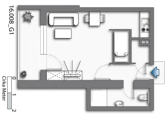 1 Zimmer Wohnung mit 33 m² in Bielefeld – Bild 8